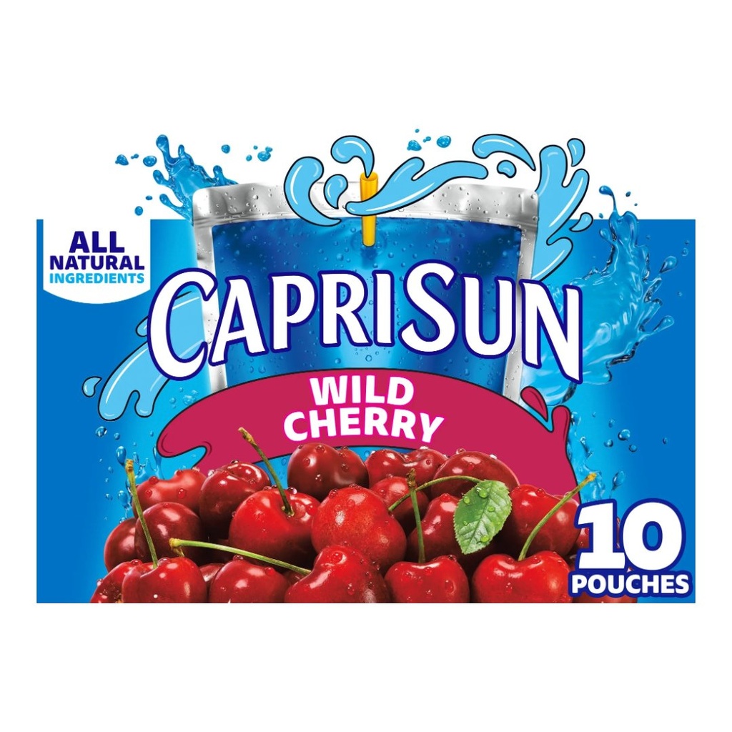 Jugo Capri Sun - Wild Cherry / 10 Pack / 177ml