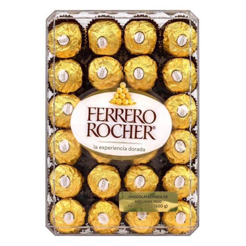 Ferrero Rocher Bombones de Chocolate / 48 Pack / 600Gr