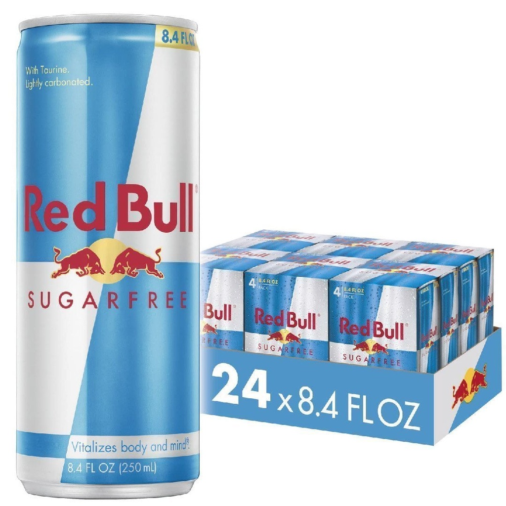 Red Bull Sin Azúcar, 24 Pack / 250ml