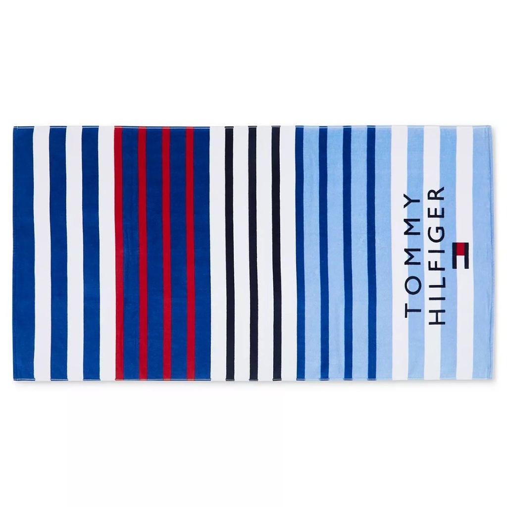 Toalla De Playa Bloques De Colores - Tommy Hilfiger / 91.44 cm x 1.83 mt