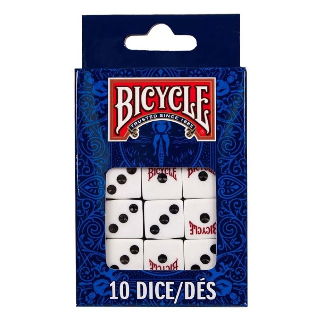 Dados Bicycle Profesional 10 Unidades - Originales