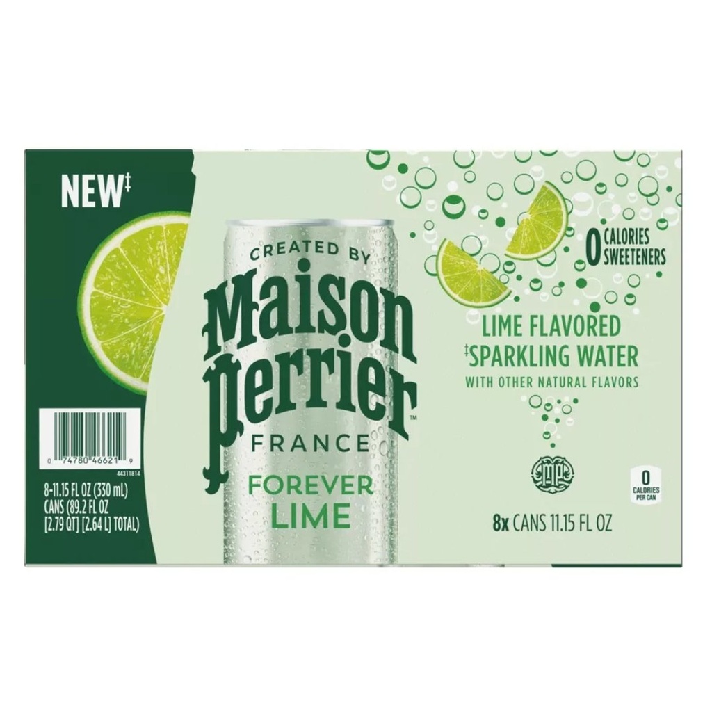 Agua Con Gas De Limón / Maison Perrier / 8 Pack / 330mL