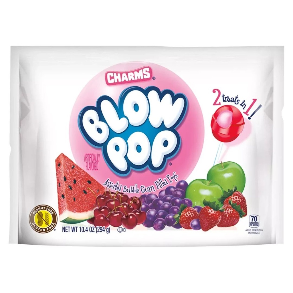 Chupetas Blow Pop Sabores Variados / 294g