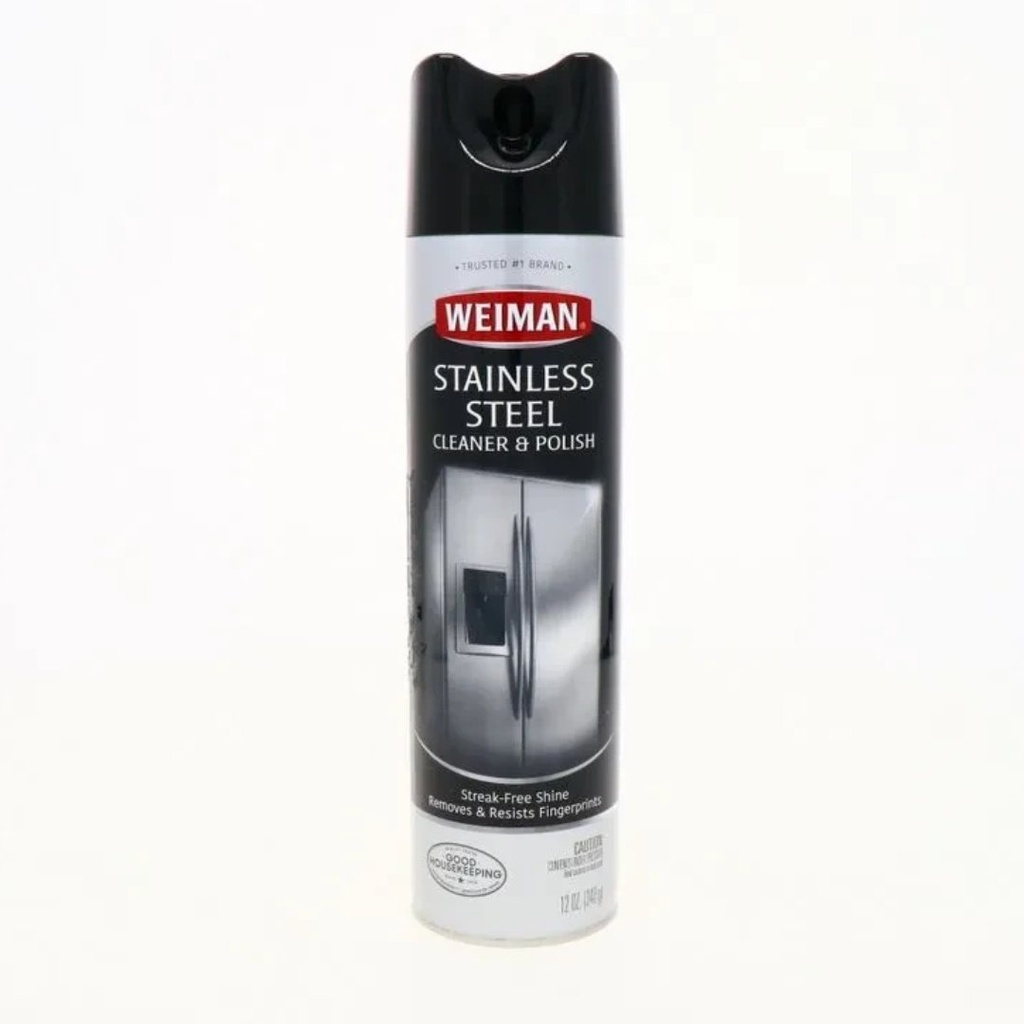 Limpiador Y Pulidor De Acero Inoxidable En Spray / Weiman 340g