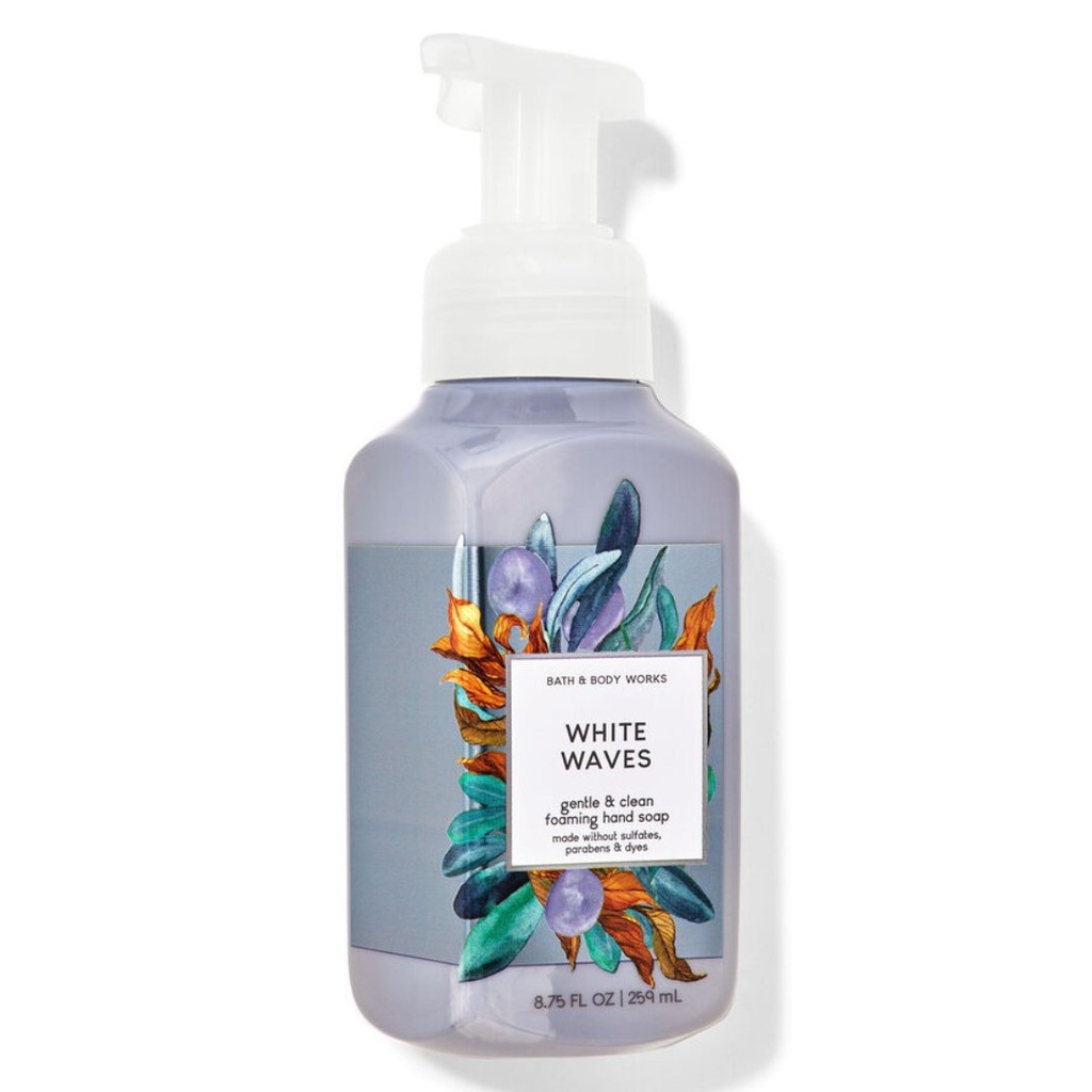 Jabón De Manos Espumoso - White Waves / Bath &amp; Body Works / 259ml