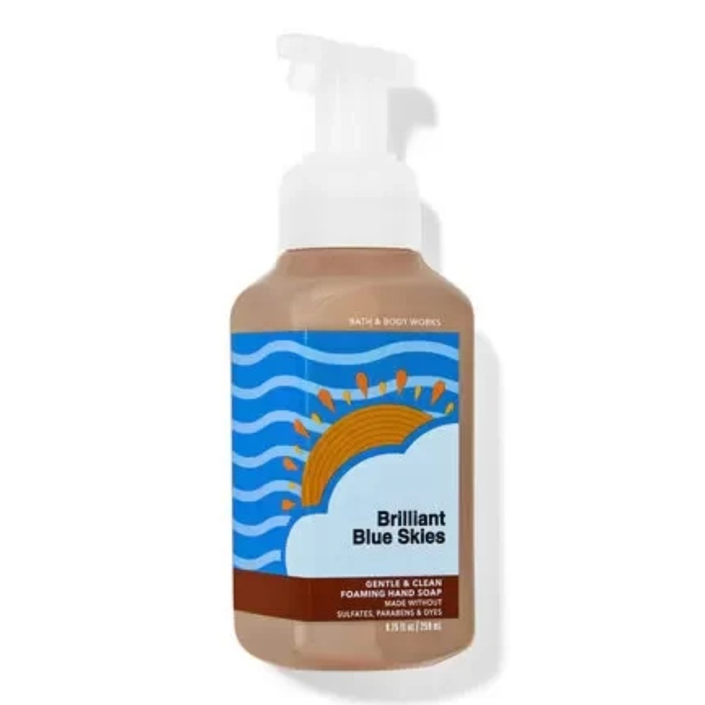 Jabón De Manos Espumoso - Brillant Blue Skies / Bath &amp; Body Works - 259ml