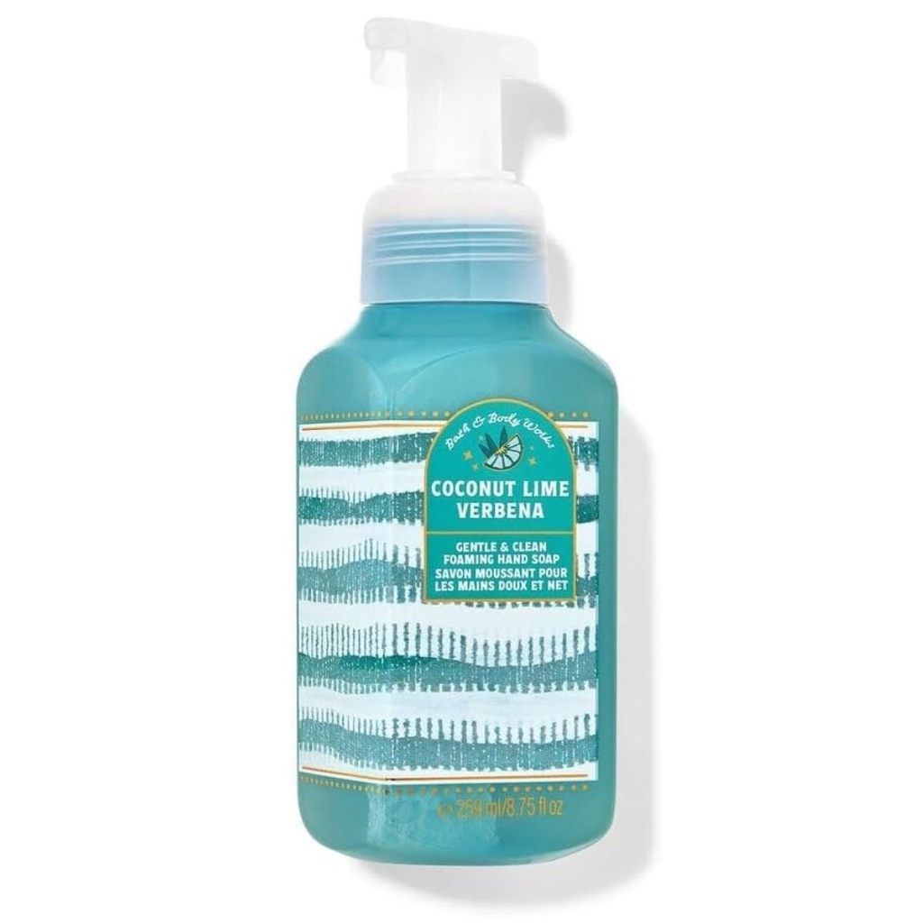 Jabón De Manos Espumoso - Coconut Lime Verbena / Bath &amp; Body Works / 259ml