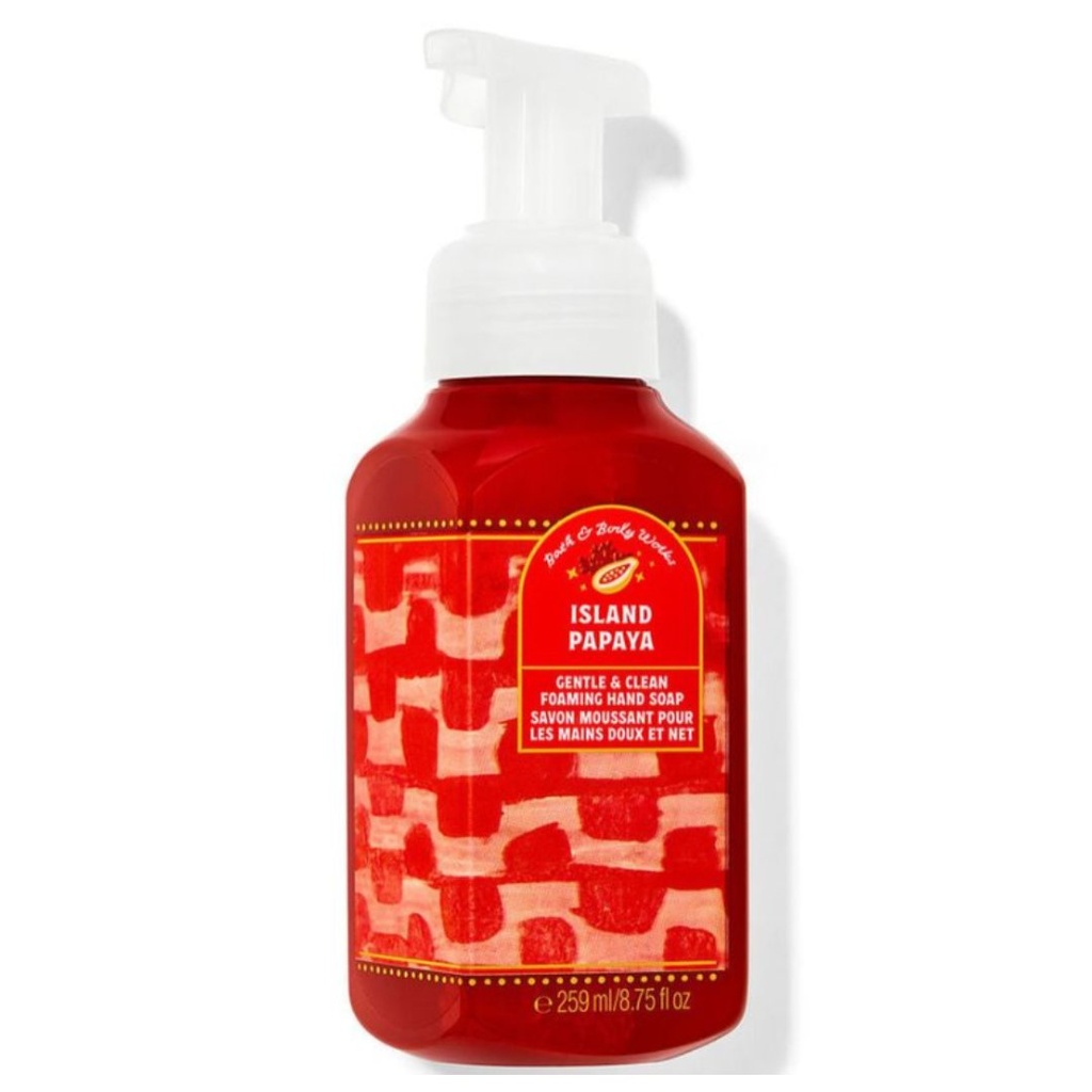 Jabón De Manos Espumoso -Island Papaya / Bath &amp; Body Works / 259ml