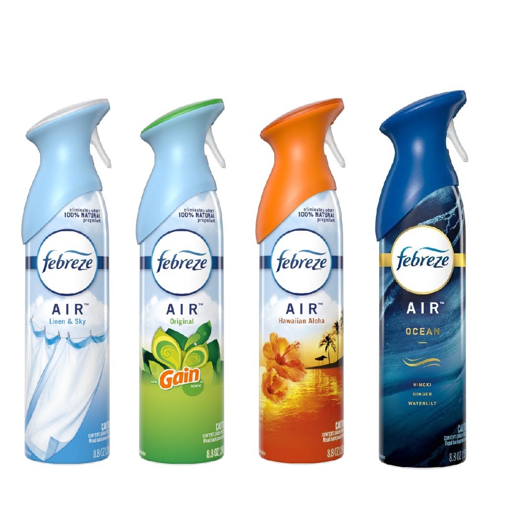 Spray De Aromas Febreze Variado, 4 Pack / 250g