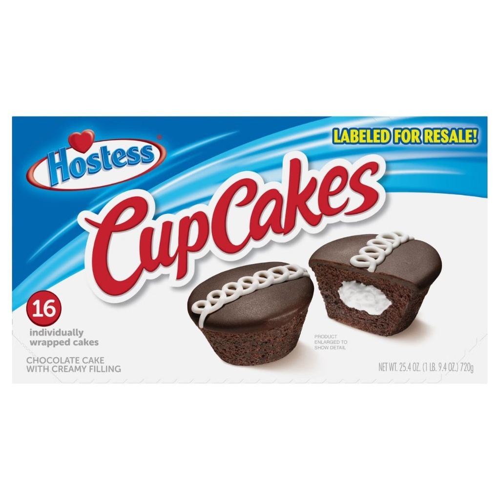 Cupcakes, Hostess / 720g / 16 Pack