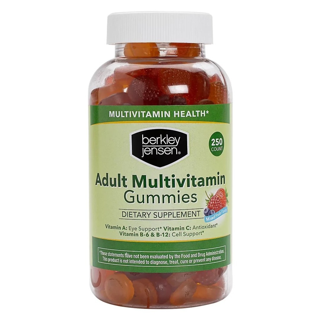 Multivitamínico En Gomitas Para Adultos / Berkley Jensen / 250 Gomitas