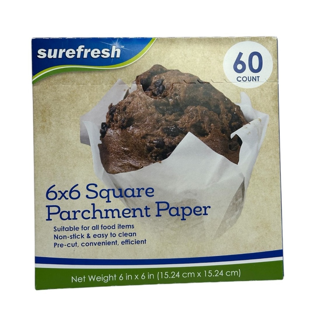 Cuadros De Papel Encerado, Surefresh / 60 Und /  6" X 6"
