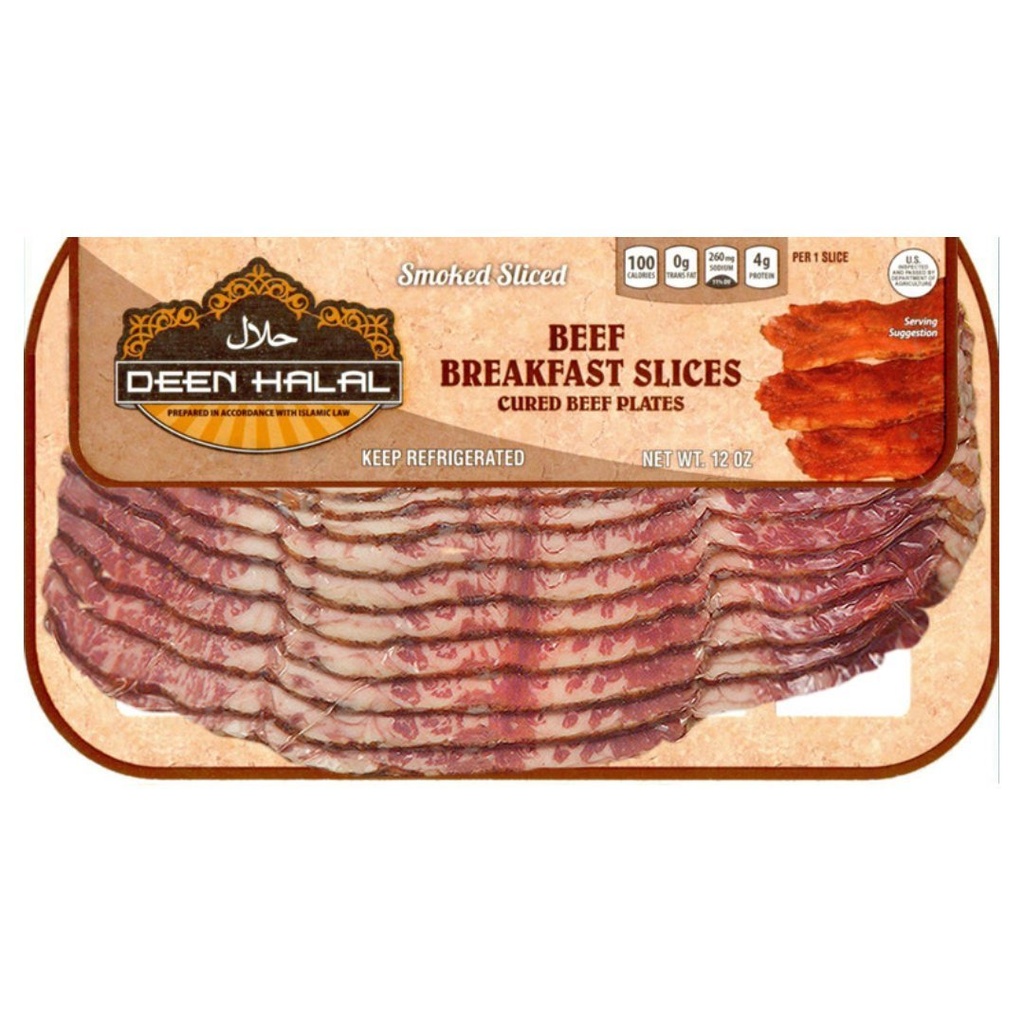 Rebanadas De Res Halal Ahumado / Deel Halal / 340g