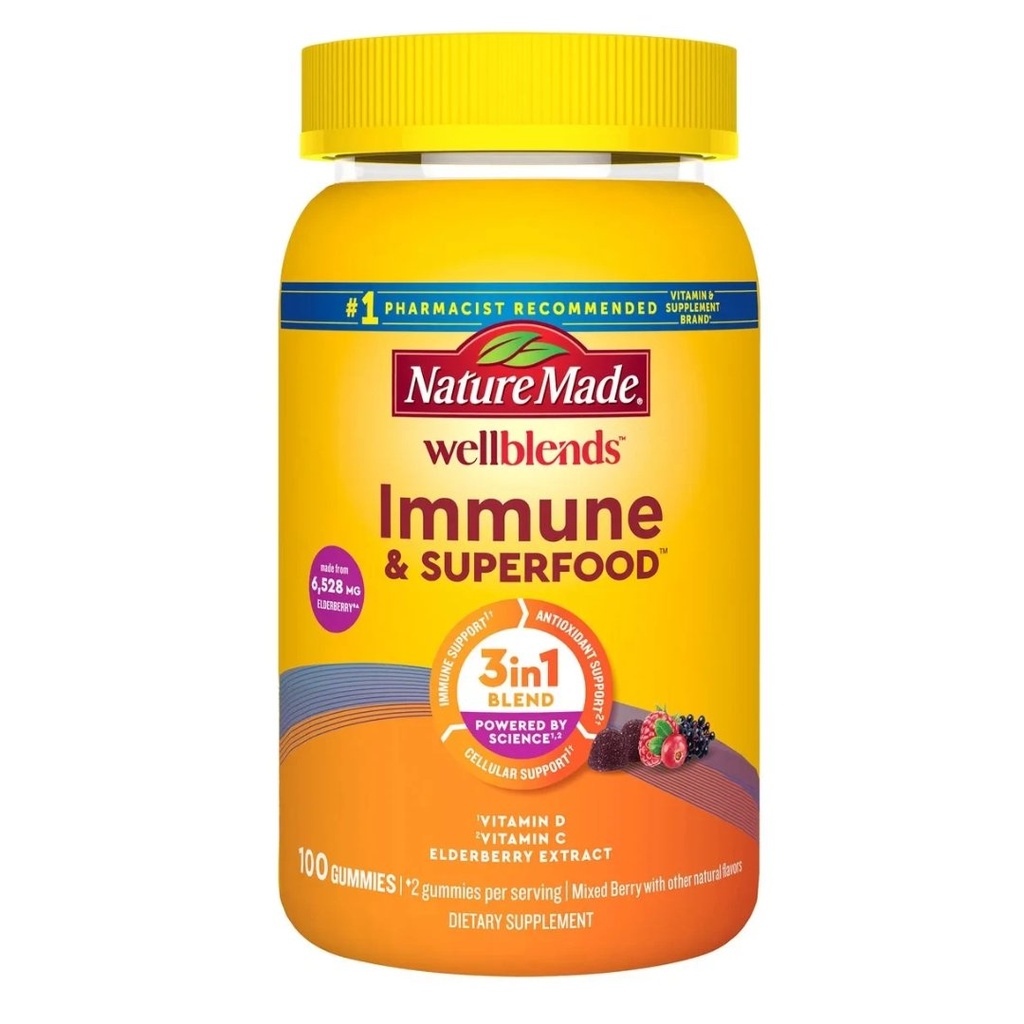 Vitamina Para Sistema Inmune 3en1 / Nature Made / 100 Gomitas