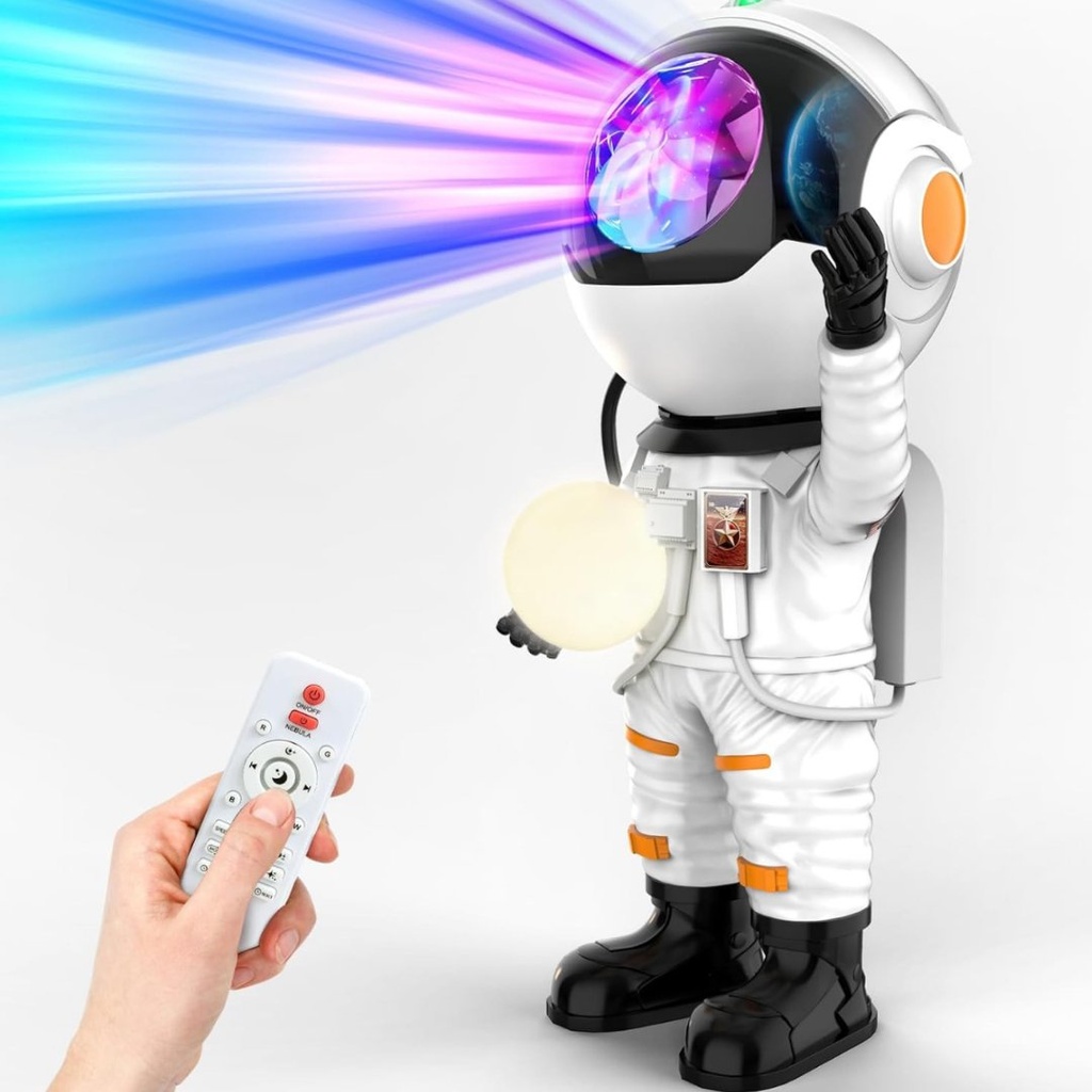 Proyector De Galaxia Astronauta Con Control Remoto y Temporizador / Rossetta