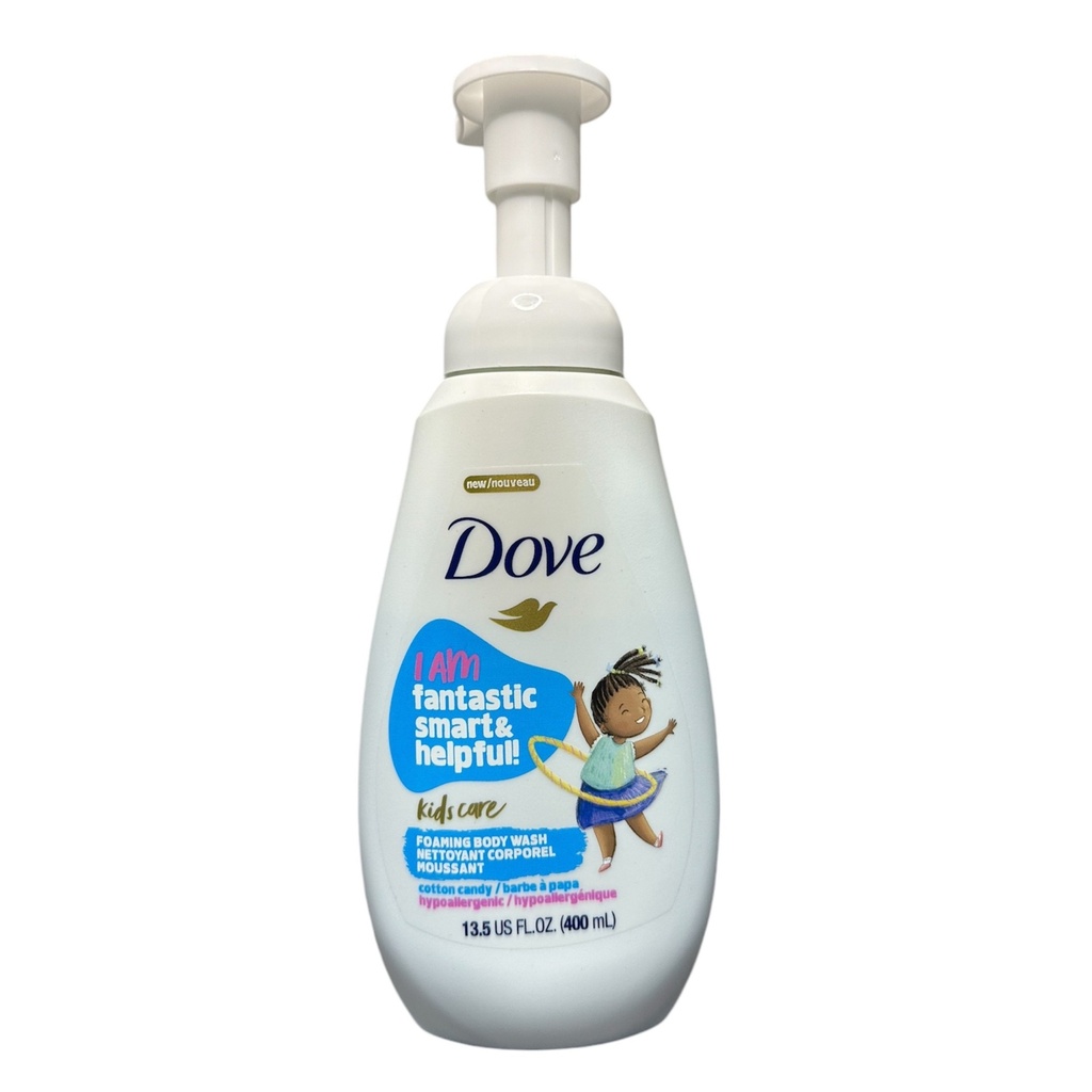 Body Wash Espumoso Para Niños, Dove Kids Care - Cotton Candy / 400mL