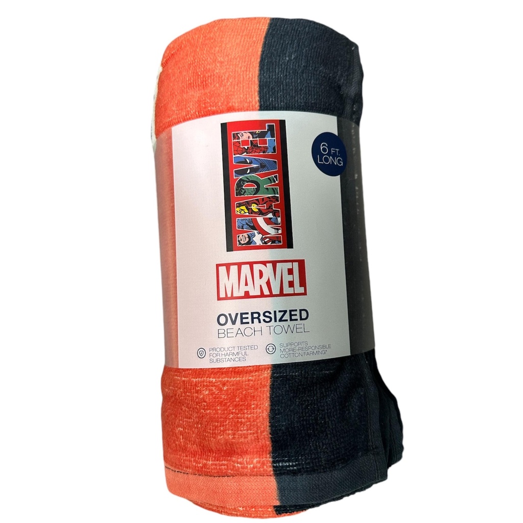 Toalla De Playa Oversized - Marvel / 91.44cm X 182.88cm
