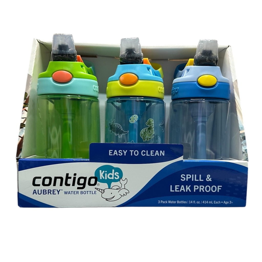 Termos Contigo Kids Aubrey - 3 Pack - Set De Niño / 414 ml