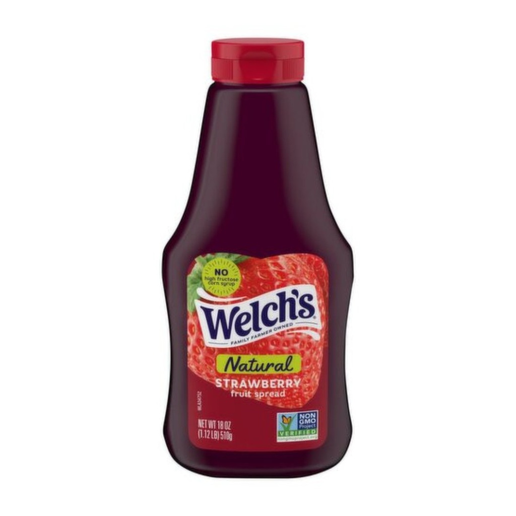 Crema De Fruta Natural - Sabor Fresa / Welch´s / 510g
