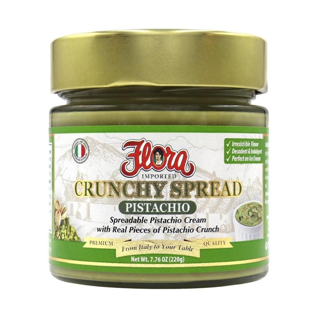 Crema Crujiente De Pistacho / Flora Fine Foods / 220g