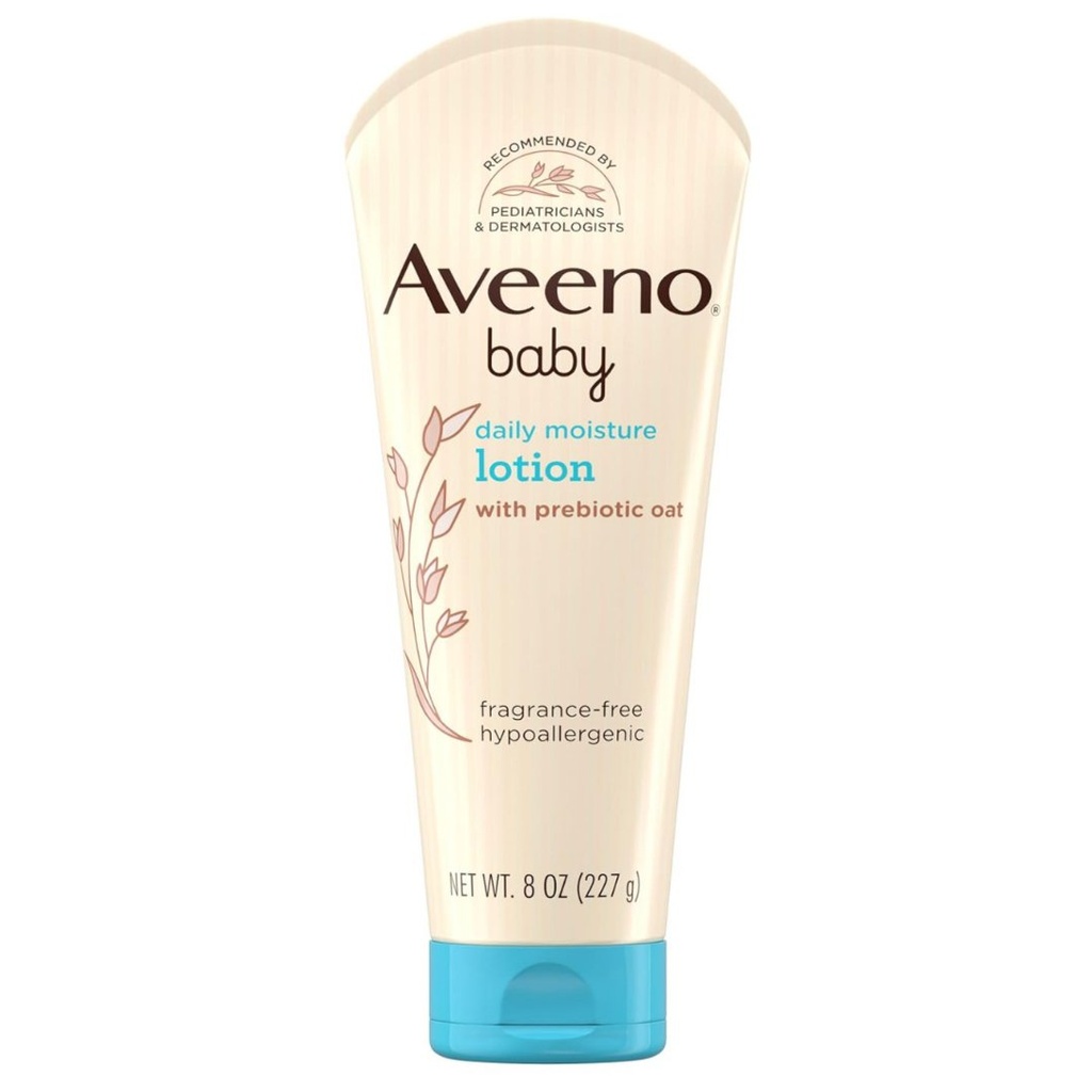 Loción Hidratante Hipoalergénica Para Bebés Sin Fragancia / Aveeno Baby / 227g