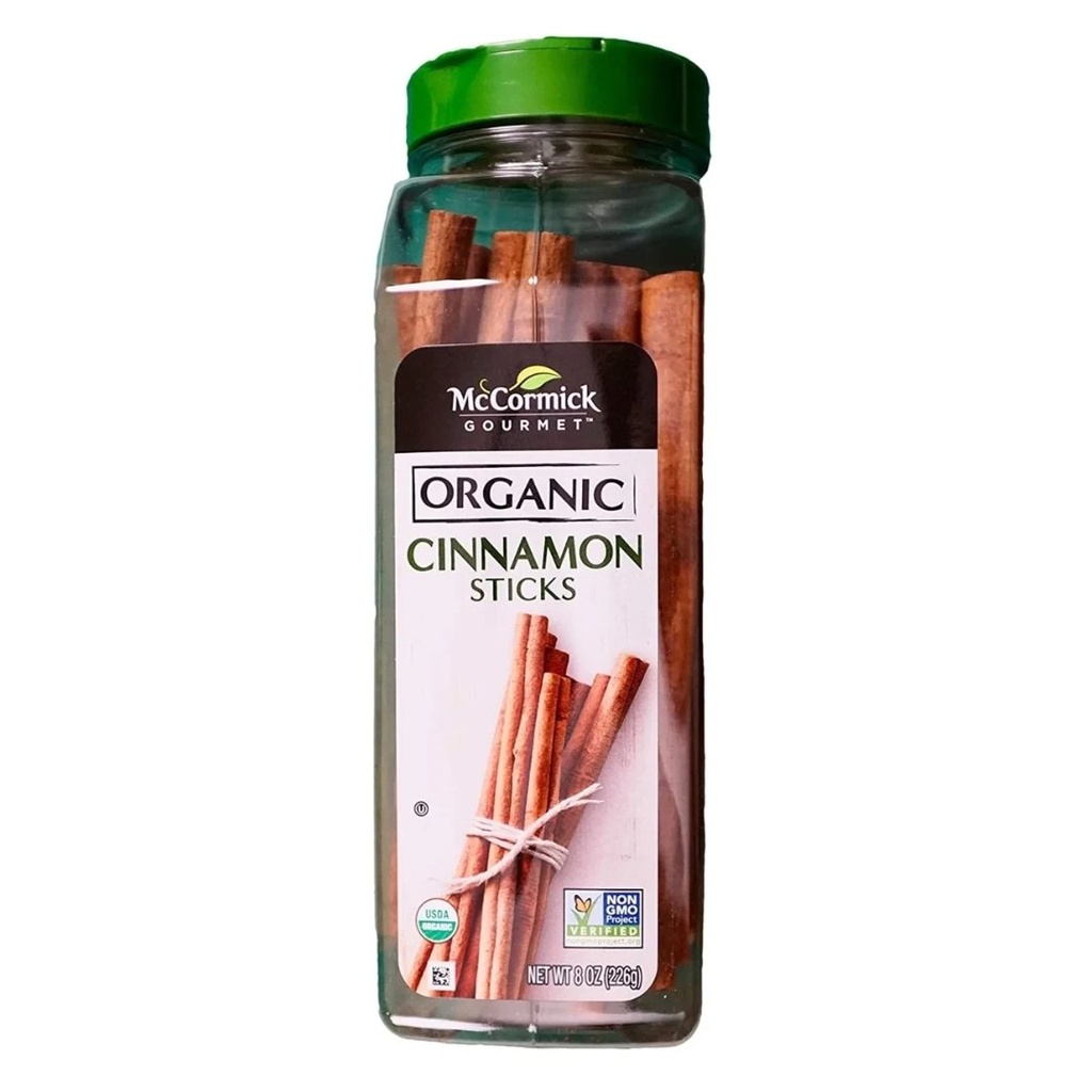 Condimento Canela Entera Orgánica / McCormick, 226g