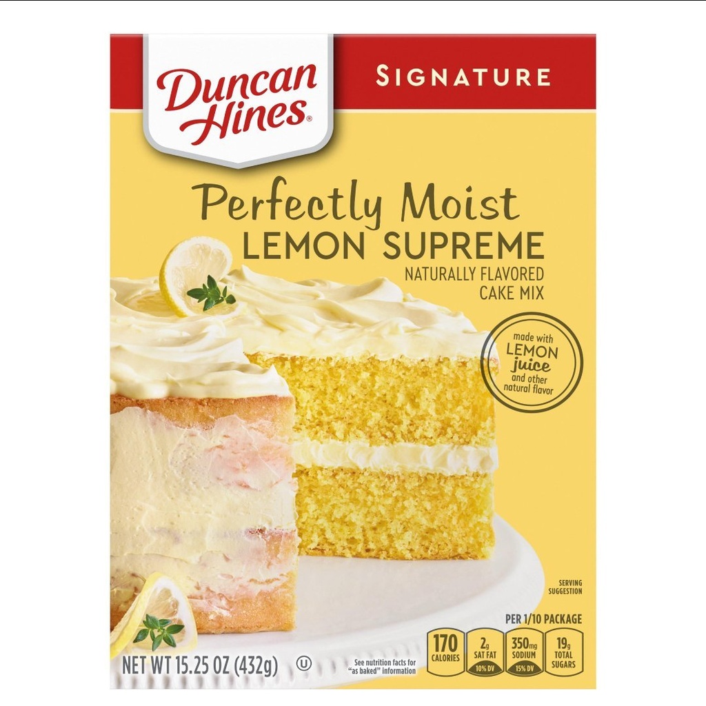 Mezcla De Torta De Limón / Duncan Hines / 432g