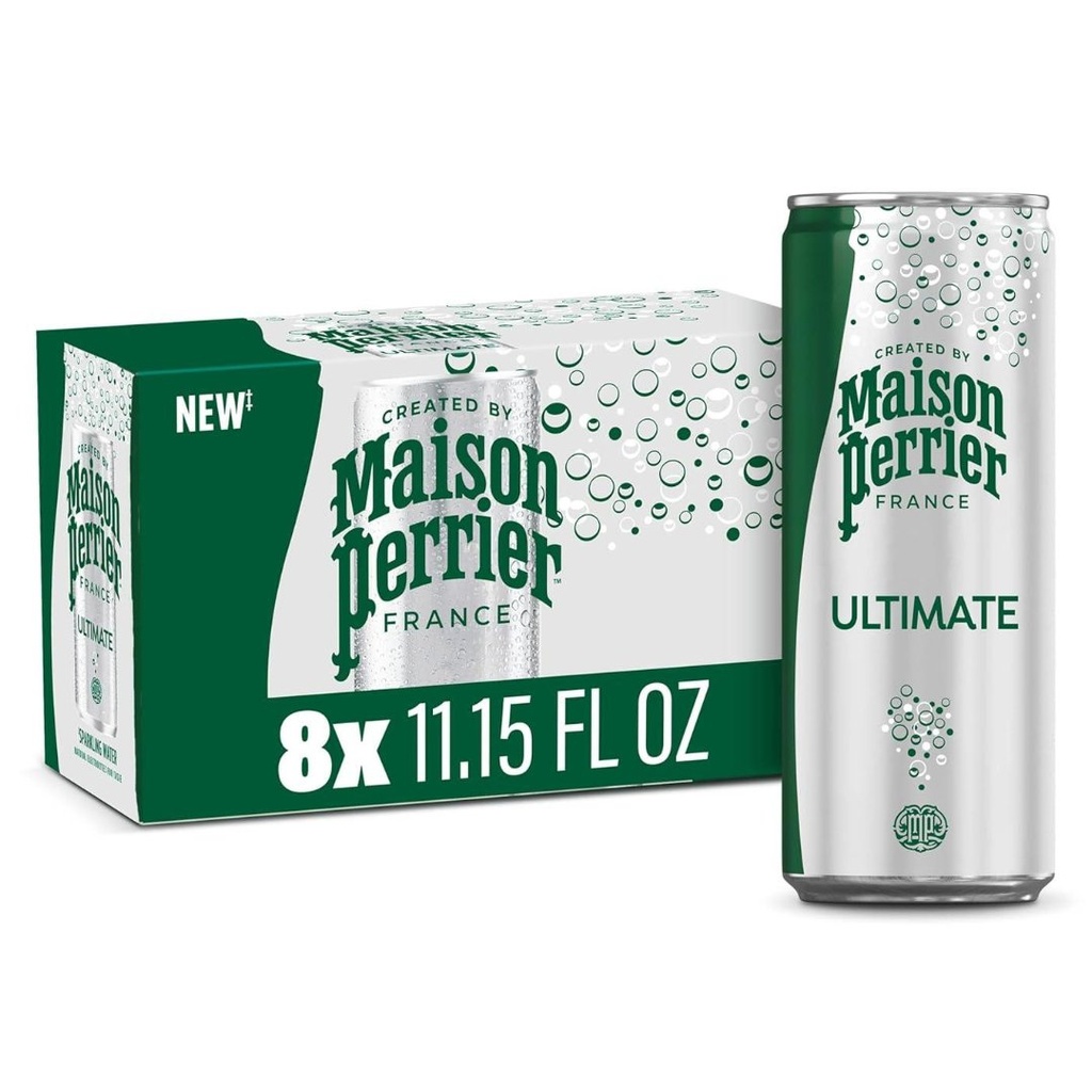 Agua Gasificada Premium Sin Sabor - Ultimate - Maison Perrier / 8 Pack / 330mL