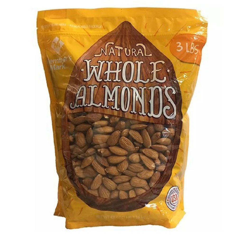 Almendras Naturales Enteras Member´s Mark, 1.36Kg