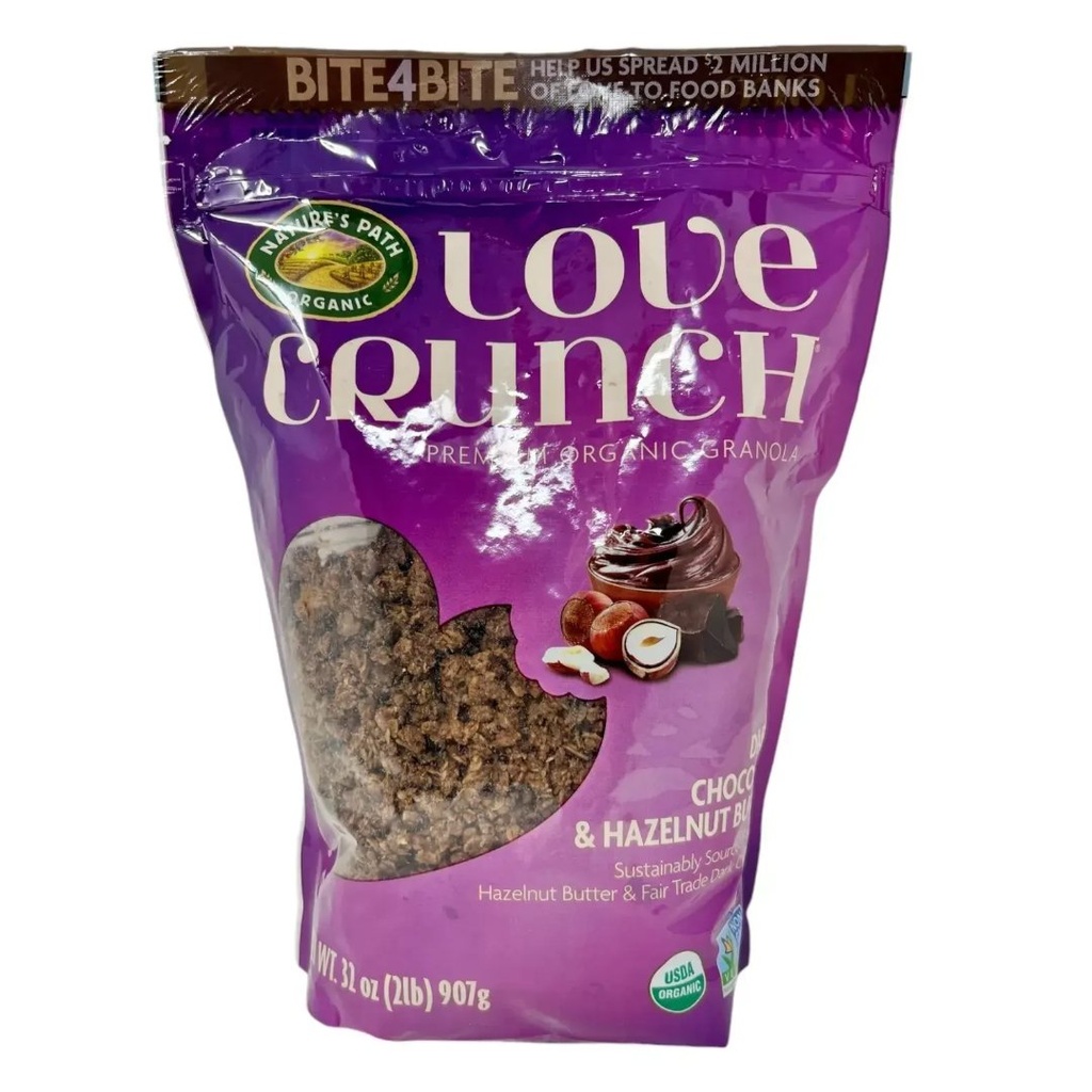 Granola Premium Orgánica Con Chocolate Negro Y Avellanas / Nature´S Path Organic / 907g