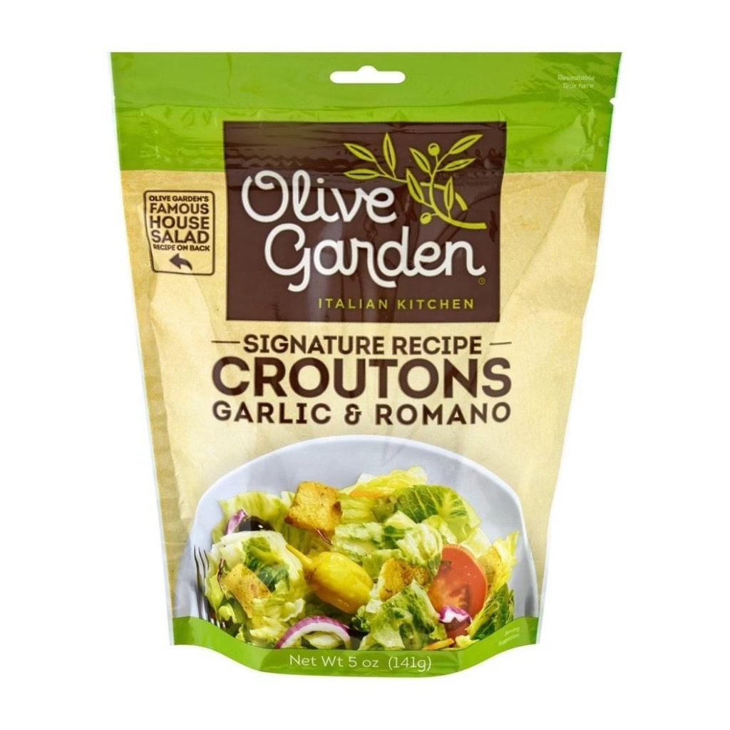 Olive Garden Crotones De Ajo Y Queso Romano / 141Gr.
