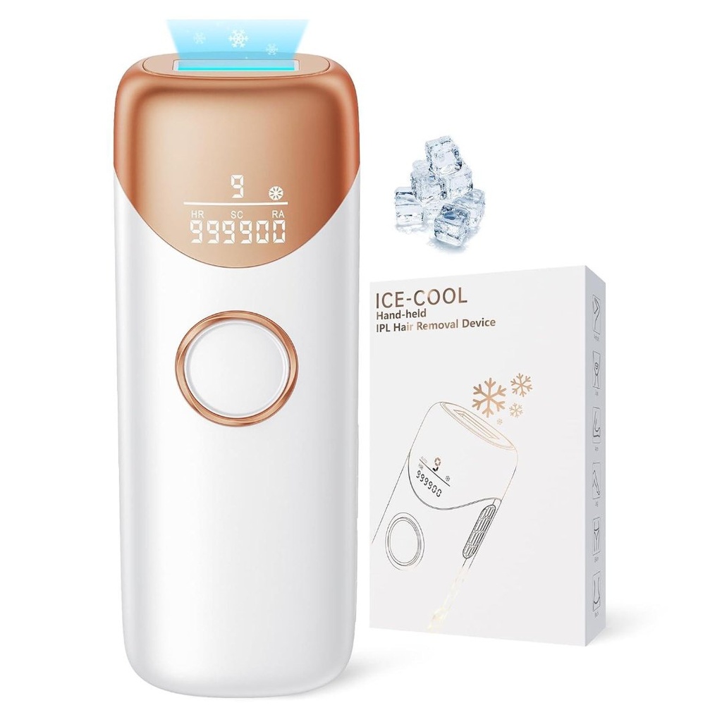 Dispositivo De Depilación Láser IPL Con Enfriamiento De Hielo 41.0 °F