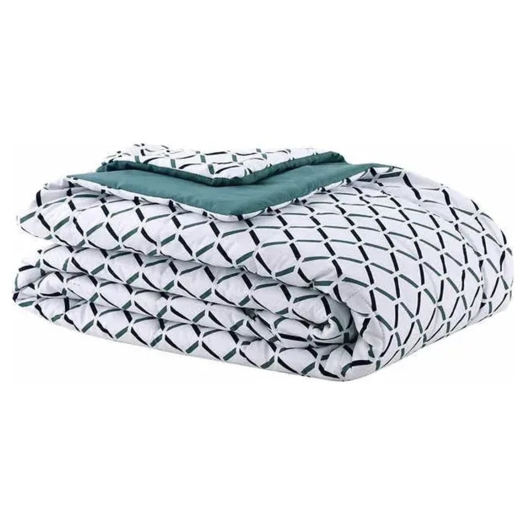 Edredón Alternativo De Plumón - Reversible Tamaño Queen (248cm x 243cm) / Berkshire Life / Estampado