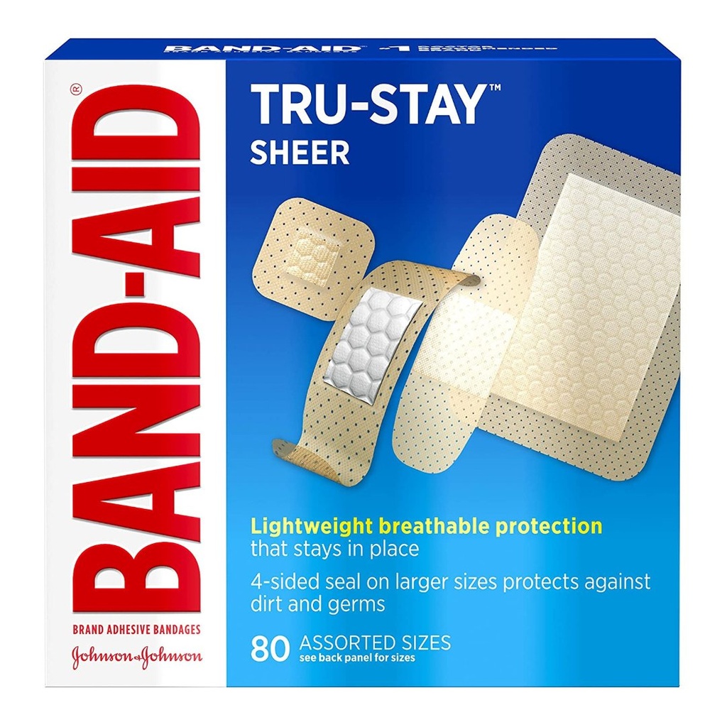Band-Aid Vendas Adhesivas, Johnson &amp; Johnson / 80 Pack