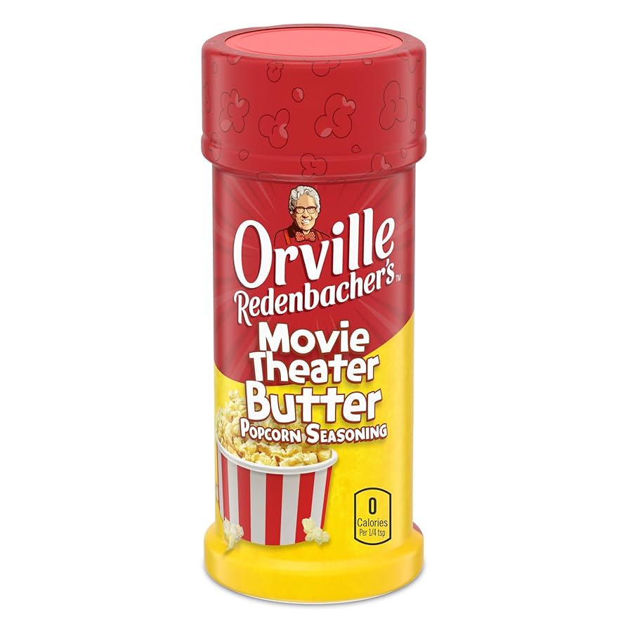 Orville Redenbacher's Condimento para palomitas de maíz con sabor artificial, mantequilla de cine / 68Gr.