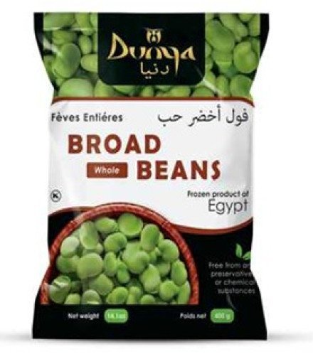 Frijoles Fava Verdes Vongalados Dunya / 400g