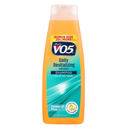 Alberto VO5 Champú Revitalizante Diario con Biotina, para Todo Tipo de Cabello,16.9 fl oz
