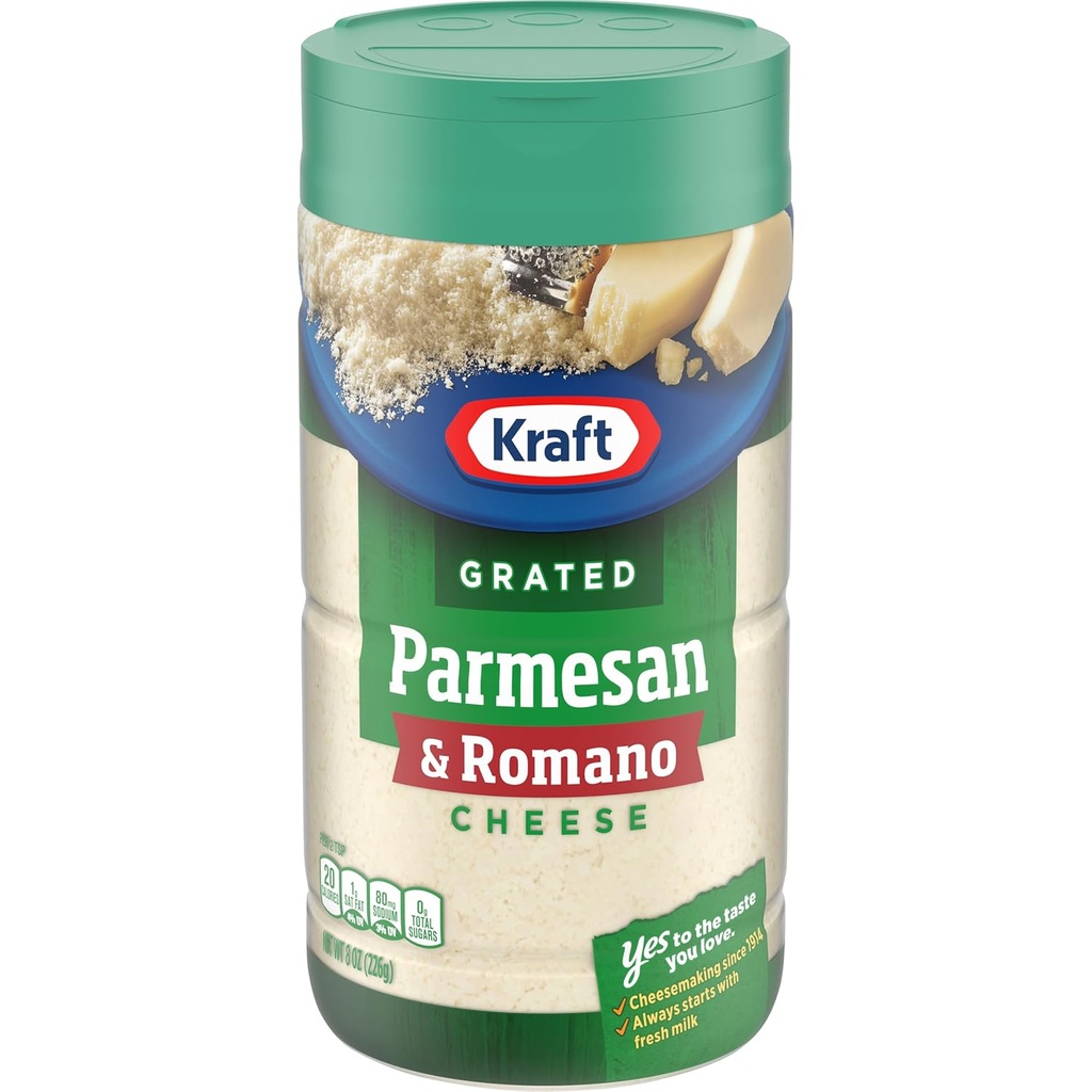 Kraft Queso Rallado Parmesano y Romano / 226g