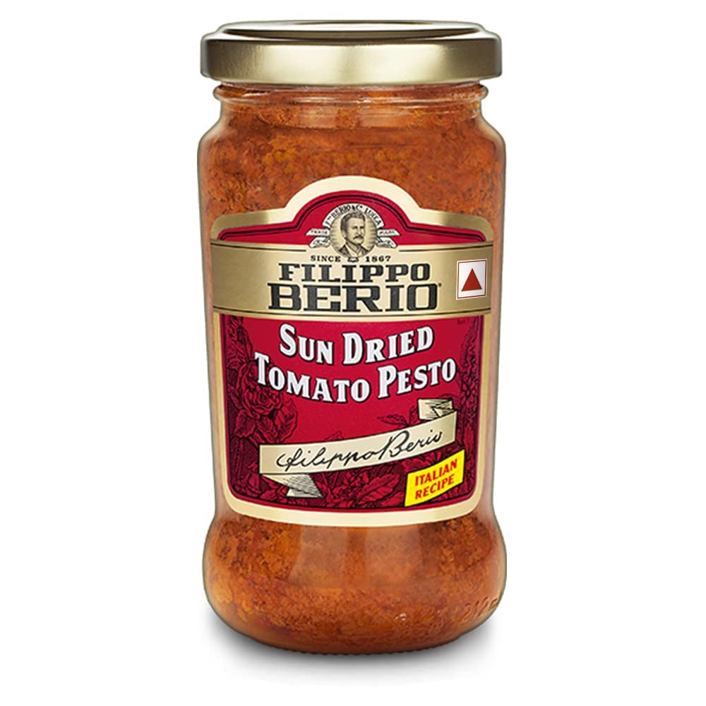 Filippo Berio Pesto, Tomate secado al sol, tarro de vidrio / 190gr