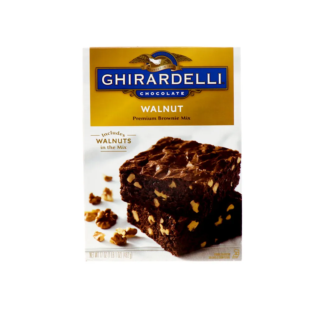 Ghirardelli Mezcla Premium Para Brownies Con Nueces / 482gr