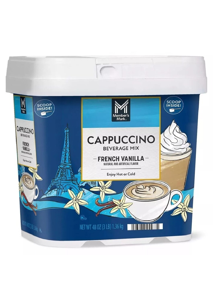 MembersMark Mezcla De Bebida De Capuchino Con Vainilla Francesa / 3lb