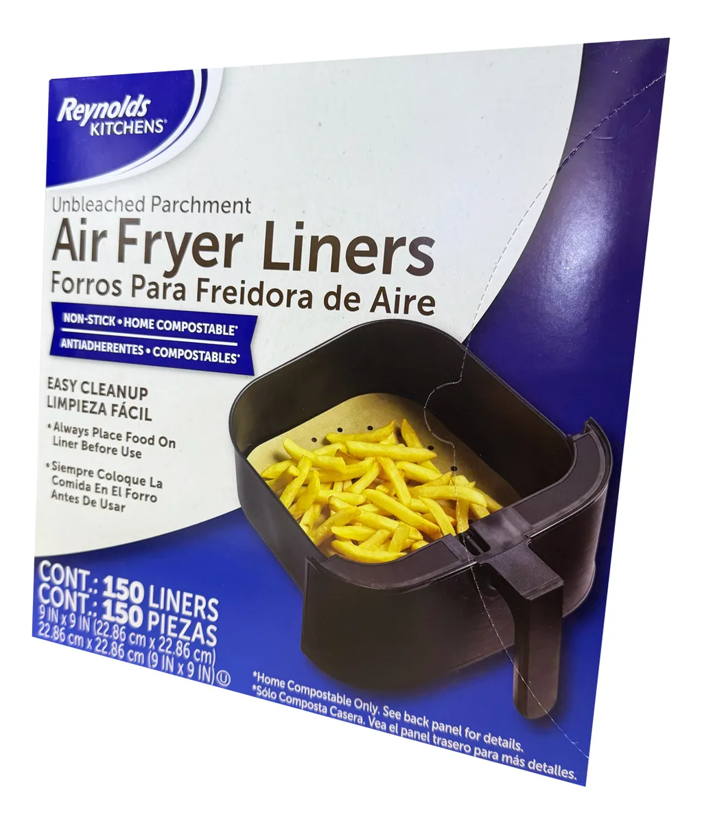 Reynolds Papel De Freidora De Aire Antiadherente, Caja Grande de / 150 Unidades
