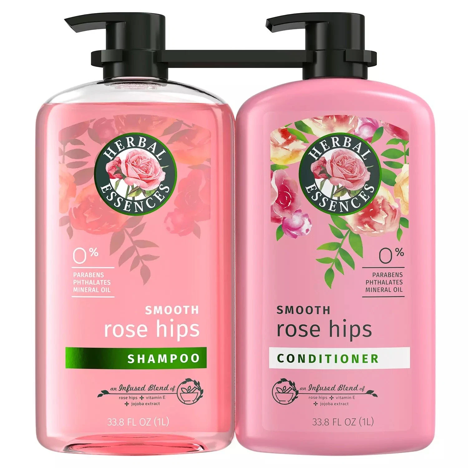 Herbal Essentials Champú Y Acondicionador De Rosa Mosqueta / 1L
