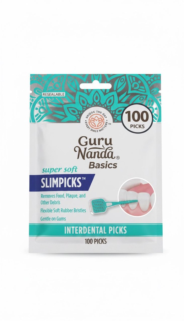 Guru Nanda Palillos Interdentales Super Suaves / 100 Unidades