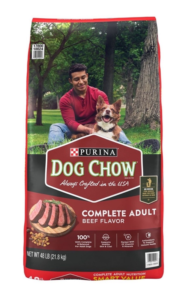Dog Chow Perrarina Perro Adulto  Carne 48lbs / 21.8 Kg