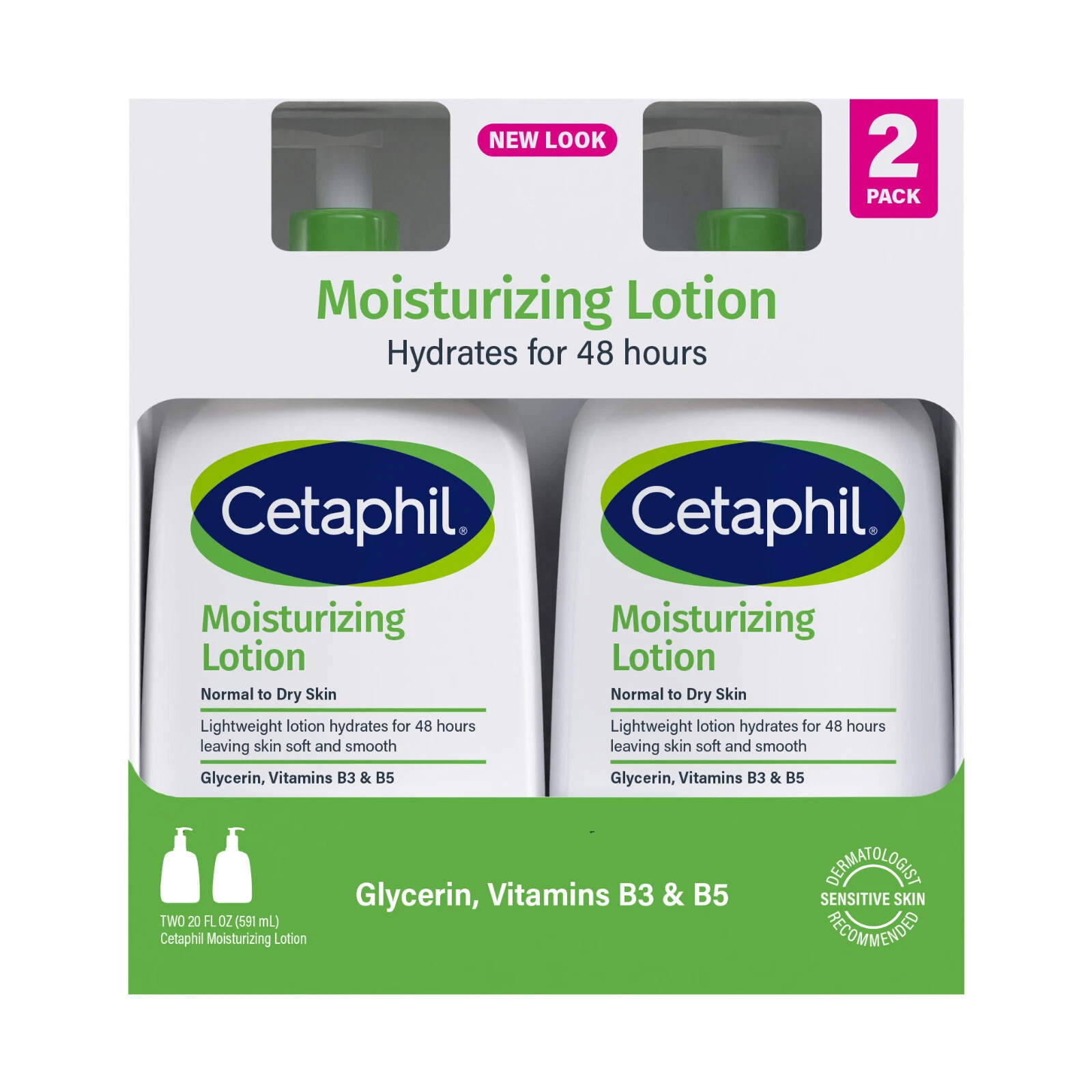 Cetaphil Loción Hidratante 2 Pack / 591gr