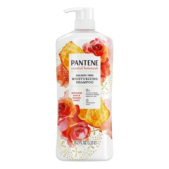 Pantene Champu Essential Botanicals Rosa Marroqui Y Miel De Manuka / 38.2 Oz