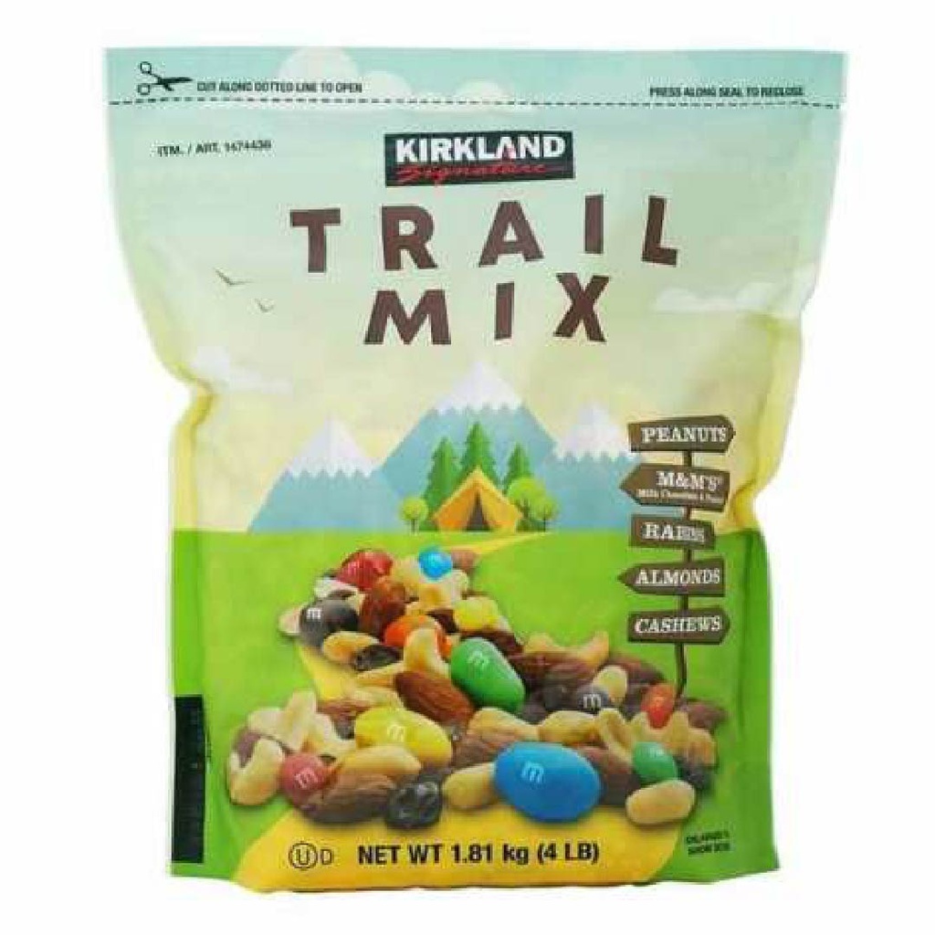 Mezcla De Frutos Secos Y M&amp;M, Trail Mix Kirkland, 1.81kg