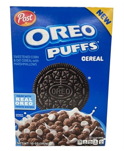 Post Oreo Puff Cereal de Desayuno de Chocolate / 283Gr.