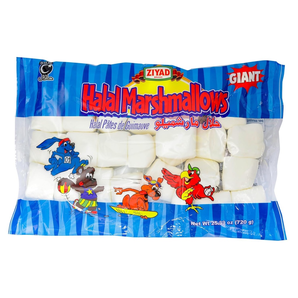 Ziyad Malvaviscos Gigantes Halal Gourmet Jumbo 720g